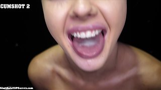 OMG, making out with a mouth full of cum!