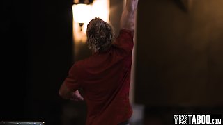 Two guys rail their bullies stepdaughter
