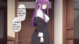 Fern Special Service , And Endless Creamy Climaxes- H Animation (Sousou no Frieren)