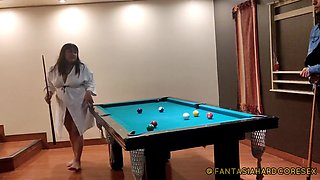 Giving My Best Friend Some Good Butt Massages After a Game of Pool Fantasiahardcoresex