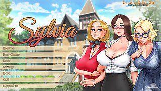 Horny cuckold Sylvia enjoys big futa tits with Misskitty2k