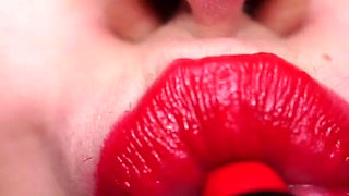 Red Lipstick Seduction