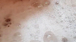 JuicyDream - Pussy play and cum on her ass in the bathtub