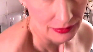 AuntJudysXXX - Fucking Your Mature Wife Scarlet in the Kitchen (pov)