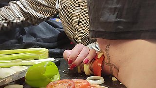 CBT. Extreme Dick and Urethral Torment in the Kitchen! Cooking Cock 2. Episode 2/3. Full.