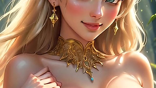 Fantasy fairy girls big boobs nude (Ai models)