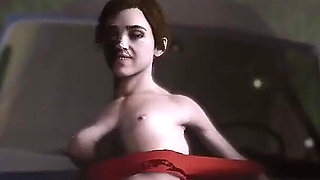 Ellie Fucked on the Hood of a Car in POV - Parody