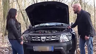 German Amateurs Fuck Outdoors: Big Natural Tits, Blowjobs, and Cumshots in Public Pool Sex