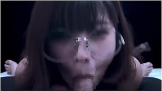 Female College Student In Fishnet Tights Footjob &blow Job Cum In Mouth