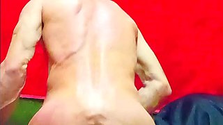 Fucking on dildo