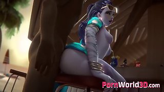 Overwatch 3d widowmaker with tight pussy compilation of fuck scenes