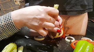 CBT. Extreme Dick and Urethral Torment in the Kitchen! Cooking Cock 2. Episode 23. Full.