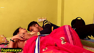 School Boy having Hardcore sex with Madam! Student Sex
