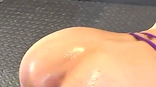 Advanced Anal Stretching with Jasmine-dlight Part 3 - Restrained on All Fours