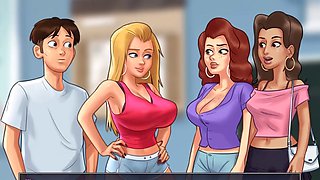 MILF mom with big boobs from Summertime Saga