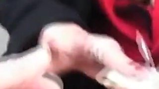 Hot seductive brunette loves to cum hot spunk by sucking cock