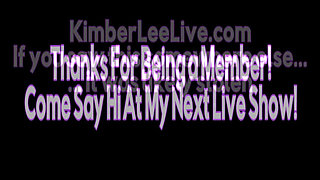 Kimber Lee Horny Nurse Solo