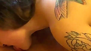 Dirty Slut Licking Older Man's Ass for Free