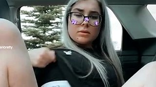 Jen Brett Nude Onlyfans Masturbating in car Porn Video