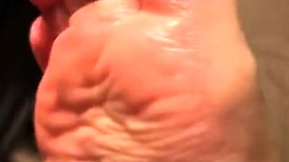 Amateur Foot Fetish Girlfriend Sucks and gives a Footjob