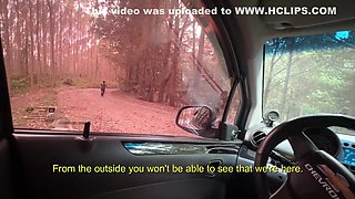 I Cheat On My Boyfriend Right In His Face. He Has Whats Happening Inside The Car - Tetas Grandes