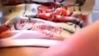 Amateur Asian Girl in Glasses Masturbating