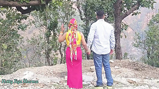 Desi Bhabhi Jiya Sharmaa Fucks Step Brother in Outdoor Bathroom - Big Ass, Dirty Talk & Cumshot
