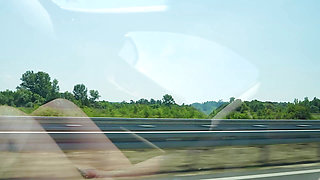 Hitchhiker Squirting in My Car 4K