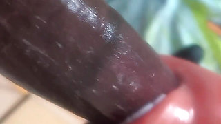 Horny Guy Oily Beating His Meat and Fucking up His Favorite Toy Part 2