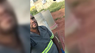 Alone at the Construction Site, I Always Secretly Masturbate.