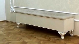 Glamour babe with big boobs masturbates in lingerie