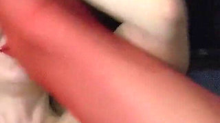 Creampie Threesome! Hot Bimbo Doll Filled up with Cum