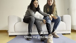 We Play Tickle and Then We Have Foot Wrestling