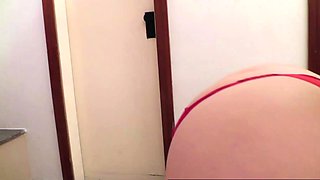 Small tit brunette gives a nice hard blowjob and fuck