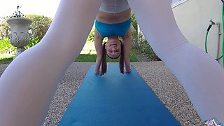 Izzy Lush in sexy nylon stockings getting fucked hard