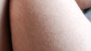 All Natural Leg Tease Hairy and Sensual
