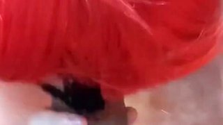 Blowjob and cum in mouth in the kitchen