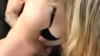 Blue-eyed Blonde MILF with Huge Clitoris Riding From the Front