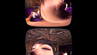 Deep Kissing Vr Sex - Petite Asian Schoolgirl Riding Dick