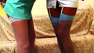 Paige Ashley and Sensual Jane Get Dirty as Nurses, Fucking Each Other's Pussies