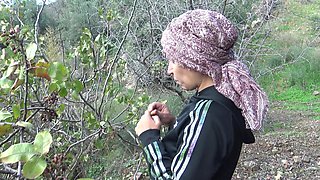 Horny Stepson Cums Inside My Mouth in Park