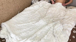 Cum on Arab MILF's Tights