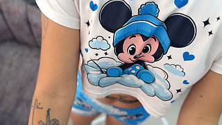 I Share a Bed with My Stepsister and We End up Hard