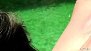 Nice Outdoor Sex With Busty Brunette MILF