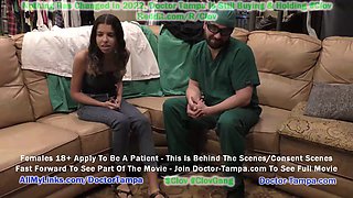 Become Doctor Tampa, explore sisters Aria Nicole and Angel Santana side by side for their first gyno exam!!!