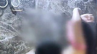 College Girl Fucking Hard in Bathroom with Her Ex