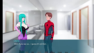 dabby and anon make hot romantic seen in summertime saga part 7