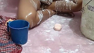Manisha Bathroom Fingering Masturbation
