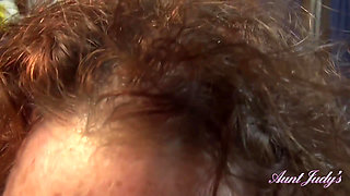 Auntjudys - Your Horny Mature Step-aunt Ms. Ginger Catches You Masturbating (pov)