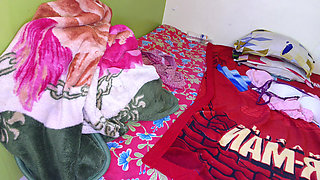 Desi village newly married wife fucking hard on dogy style position